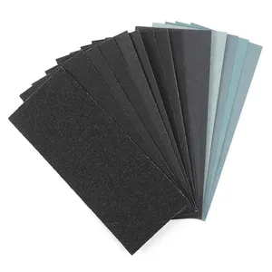 Sandpaper Water Dry 2000 Grit Silicon Carbide Waterproof Abrasive Paper Fine Grit Abrasive Sandpaper Sheets For Car Polishing