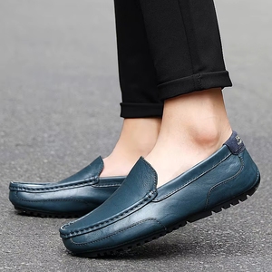 Mocassins de Ville Décontractés pour Hommes Grande Taille, Chaussures Plates d'Automne à Bout Fermé, Résistantes à l'Usure, Style Habillé, Qualité Supérieure - Product Image 2