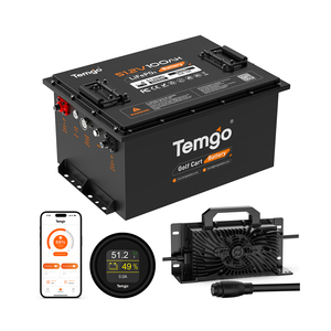 TEMGO US Stock <b>48V</b> 51.2V 100Ah <b>Battery</b> 5000+ Cycles Golf Cart Lithium Ion <b>Battery</b> Pack for Golf Cart <b>Battery</b> - Product Image 3