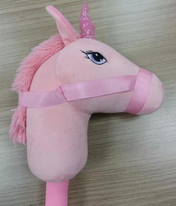 Accesorios de Juego, Cabeza de <span class=keywords><strong>Caballo</strong></span> de Peluche con Palo para Niños - Product Image 4
