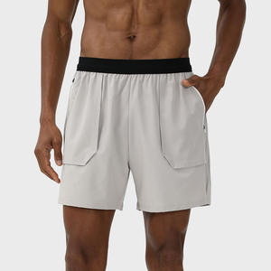 Shorts <span class=keywords><strong>de</strong></span> <span class=keywords><strong>sport</strong></span> personnalisés pour hommes 2026 – Taille haute, écologiques, avec cordon <span class=keywords><strong>de</strong></span> serrage latéral et poche arrière - Product Image 3