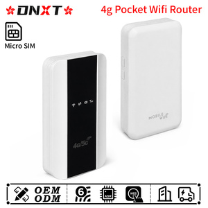 เราเตอร์มือถือ DNXT 4G LTE WiFi6 พร้อม WPS แบตเตอรี่ 3000mAh รองรับทุกเครือข่าย WAN/LAN พกพาสะดวกสำหรับการเดินทาง - Product Image 1