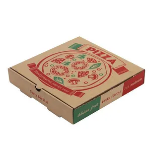 Bán Sỉ Giá Rẻ In Theo Yêu Cầu Cá Nhân Kích Cỡ Tất Cả 9 10 11 12 14 18 Inch Hộp Pizza Giấy Gói Hamburger Khoai Tây Chiên Lượn Sóng