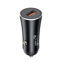 Cargador de Coche USB de 18W QC3.0, Adaptador de Carga Rápida DC12-24V, Cargador de Coche con un Solo Puerto USB-A para Coche, Camioneta, SUV