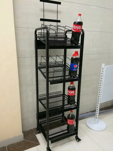 Tienda de comestibles soporte de exhibición de metal de refrescos estante de exhibición de botellas de bebidas soporte de exhibición de <span class=keywords><strong>Coca</strong></span> <span class=keywords><strong>Cola</strong></span> - Product Image 2