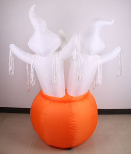 1.2m1.8m Diretta Della Fabbrica di <span class=keywords><strong>Halloween</strong></span> Della Decorazione Gonfiabile Tre Fantasma Seduta In Zucca - Product Image 3