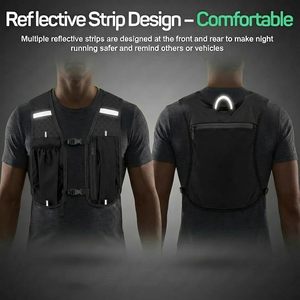 Chaleco de Running de Nailon Personalizado de Fábrica con Mochila de Hidratación Reflectante Transpirable e Impermeable para Deportes al Aire Libre - Product Image 6