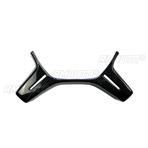 ฝาครอบตกแต่งกรอบพวงมาลัยรถยนต์สำหรับ Mercedes-Benz C-Class E-Class GLK CLS M-Class W204 W212 2011 2012 2013 2014 สีเงิน - Product Image 3