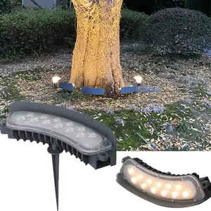 Iluminación LED para exteriores con soporte de espiga, lámparas impermeables IP65 para Patio, jardín, césped, DC24V, RGB, paisaje de jardín, árbol, foco