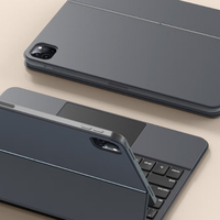 Étui avec pavé tactile magique, pavé tactile rétroéclairé RVB, clavier sans fil personnalisé pour iPad 2024 Air6 13 pouces M4 Pro 12,9 pouces
