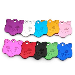 100 unids/set Placa de nombre personalizada etiqueta de identificación de mascota etiquetas de identificación de <span class=keywords><strong>perro</strong></span> personalizadas accesorios de Collar Etiqueta de <span class=keywords><strong>perro</strong></span> en blanco <span class=keywords><strong>colgante</strong></span> de aluminio para mascotas - Product Image 4