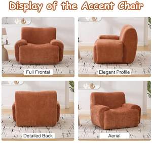 Canapé-lit <span class=keywords><strong>convertible</strong></span> surdimensionné très populaire, sans armature, en forme de nuage, fauteuil d'appoint pour appartement, salon, lecture - Design moderne - Product Image 6