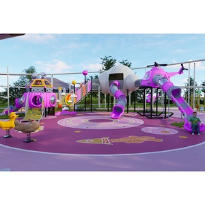 Thương mại lâu đài chơi thiết lập sân chơi ngoài trời thiết bị cho trẻ em công viên giải trí chơi khu vực trẻ mới biết đi sử dụng - Product Image 5