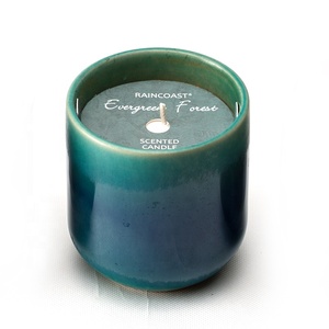 RAINCOAST Offre Spéciale Personnalisé Dégradé Polychromes <span class=keywords><strong>Marbre</strong></span> Rond Pot En Céramique de Bougie - Product Image 6