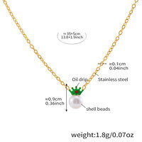 Parures de bijoux pour enfants en acier inoxydable 316L, or 14K 18K PVD, non ternissant, collier, bracelets, bague, boucles d'oreilles, perles.