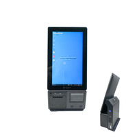 Système de point de vente en libre-service 15,6 pouces, écran tactile Android, caisse enregistreuse tout-en-un, imprimante intégrée, magasin de proximité