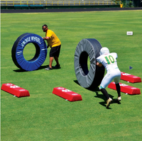 Matelas cylindrique demi-rond en mousse PVC pour protection des poteaux de football et de rugby, équipement de sécurité sur mesure pour l'entraînement sur terrain