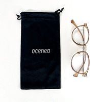 Étui à lunettes pliable en PU avec logo personnalisé, chiffon de nettoyage pour lunettes, protection pour lunettes de soleil, boîte en papier pour emballage