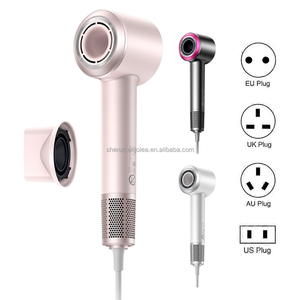 Sèche-cheveux professionnel 1600W à moteur BLDC haute vitesse, ionique, de haute qualité, sans pales - Product Image 1