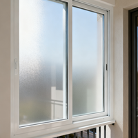 Fenêtre coulissante en PVC UPVC de haute qualité, double vitrage, sur mesure, insonorisée, à économie d'énergie, pour usage résidentiel