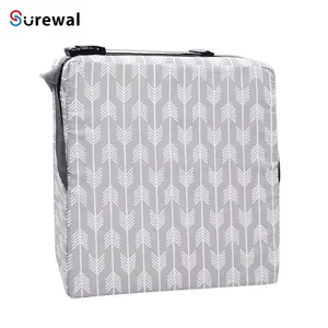 Surewal Zunehmendes Kissen für Baby Kids und Kleinkind Booster Seat für Esstisch, Double Straps Washable Portable Booster Seat