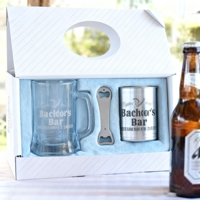 Logo personnalisé IPA artisanat Pilsner verre à bière sur pied coffret cadeau avec boîte de luxe pour hommes fête des pères anniversaire de retraite