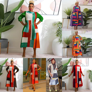 เดรสจีบพลีทแฟชั่น K10500 สไตล์มิยาเกะ สำหรับผู้หญิง ลำลอง สวยสง่า แขนยาว คอทรงโอ ผ้าสเตรช ทรงหลวม เดรสจีบพลีทสำหรับผู้หญิง - Product Image 2