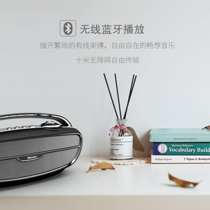 Shaba Portable <b>Bluetooth</b> Speaker With FM Radio Rechargeable Battery For Home Outdoor Use - Product Image 4