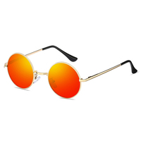 Nouveauté, lunettes de soleil tendance, monture ronde, design de marque, prix d'usine, lunettes de soleil polarisées miroir, verres UV400
