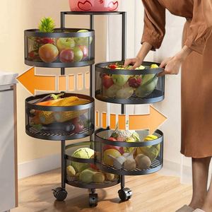 Kitchen Cast Iron 5-Layer Space-Saving Vegetable Storage <b>Rack</b> & <b>Shelf</b> - Product Image 1