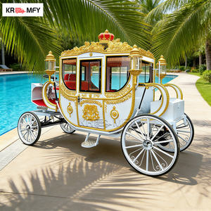 Chariot de Mariage Électrique de Luxe Style Princesse Classique, Voiture de Chevaux Royale Européenne pour Visites Touristiques, à Vendre - Product Image 5