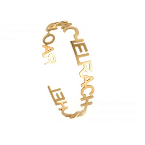 Dropshipping 18k Gold Plated Custom <b>Name</b> <b>Ring</b> & Bracelet Personalized Jewelry Gift Waterproof Stainless Steel Fashion Jewelry - Product Image 2