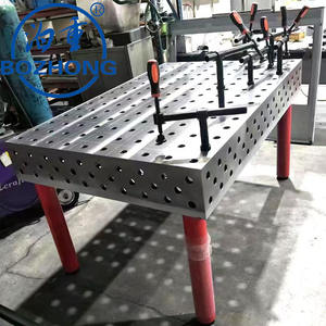 モジュラーJig & Fixture溶接システム | 精密 & 効率的な製造のための脚 & クランプ付きリジッドスチールテーブル - Product Image 1