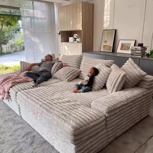 Lo más nuevo, muebles seccionales de pana listos para usar para el hogar, sofá cama comprimido para dormir con futón doble de 2 asientos - Product Image 3