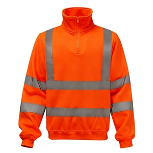 Felpa con Zip 1/4 ad Alta Visibilità Giorno/<span class=keywords><strong>Notte</strong></span> con Bande Riflettenti per Uomo - Product Image 2