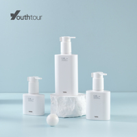 Série ISO9001 CAR-CBR-CCR-CDR, flacon de shampooing et d'après-shampooing rectangulaire luxueux en plastique de 100 ml et 200 ml, pour l'emballage de lotion