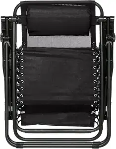 Woqi sedia a sdraio reclinabile pieghevole leggera a gravità Zero per sedia da campeggio da spiaggia all'aperto