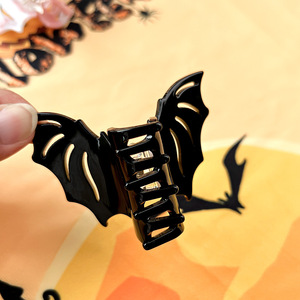 Vendita calda Punk Halloween <span class=keywords><strong>pipistrello</strong></span> fermaglio per capelli ragazza vampiri costumi festa copricapo Festival accessori per capelli regali di Capodanno - Product Image 4