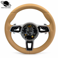 Volant en fibre de carbone pour Porsche 981 991 992 718 Macan Panamera 971 Cayenne Taycan Boxster 911 Cayman GT