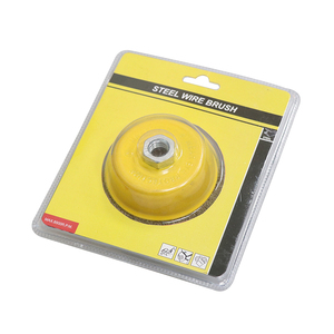 <span class=keywords><strong>Brosse</strong></span> métallique <span class=keywords><strong>rotative</strong></span> en acier de <span class=keywords><strong>brosse</strong></span> de tasse de fil serti de noeud torsadé pour l'industrie de meuleuse d'angle nettoyer et polir la surface métallique - Product Image 2