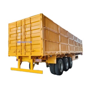 Remorque de transport de marchandises à ridelles latérales d'occasion, 3/4/5 essieux, 50T, 60T, 70T, 80T, à vendre - Product Image 1