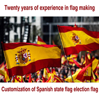 Drapeau de la ville de Navarre personnalisé, produit promotionnel, livraison rapide, drapeau espagnol 100% polyester, à agiter et à suspendre