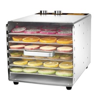 Machine multifonctionnelle de haute qualité de déshydrateur de nourriture de 110v/220v pour la machine de déshydrateur de légumes de fruits avec 6 10 16 24 couches