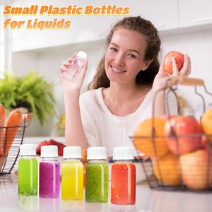 Mini bouteilles en plastique PET vides de 60 ml (2 oz), 100 ml (3 oz), 120 ml (4 oz) pour jus, boissons énergisantes et shots de gingembre avec bouchons - Product Image 5