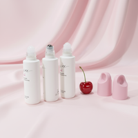 Flacon roll-on en verre de 10 ml avec couvercle, mini flacon portable pour parfum et huiles essentielles, design unique pour l'emballage cosmétique