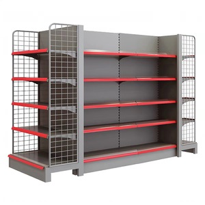 Sistema de Estanterías Ajustable de Doble Cara para Supermercados, Resistente, con Acero Q235B para Artículos Pesados - Product Image 1