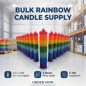 Velas <span class=keywords><strong>de</strong></span> pilar <span class=keywords><strong>de</strong></span> meditación mágica <span class=keywords><strong>de</strong></span> <span class=keywords><strong>siete</strong></span> Chakras, cera <span class=keywords><strong>de</strong></span> parafina colorida para Navidad, Halloween, vela fabricada a bajo precio - Product Image 1