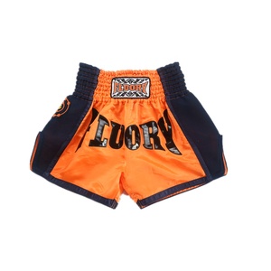 Bán Buôn Thái Lan Muay Thái Đấm Bốc Quần Short Màu Cam Tùy Chỉnh - Product Image 1