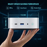 Mini PC con Servicio OEM, AMD Ryzen 5 6600H, 12GB LPDDR5 4800MT, 1TB SSD, Windows 11 Pro / Linux, Micro PC de Escritorio