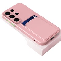 Étui pour S26 Ultra avec porte-cartes et protection d'objectif, coque de téléphone avec porte-cartes pour Samsung S26 Ultra S25 S24 Series, étui en silicone
